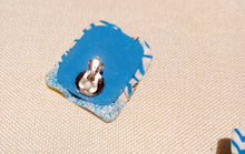 Load image into Gallery viewer, Vintage handmade Paper Design Clip On Earrings Kargo Fresh
