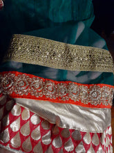 Load image into Gallery viewer, Vintage handmade Silk Indian Choli Sari and Lehenga Set Size Large Kargo Fresh
