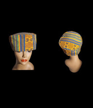 Load image into Gallery viewer, Vintage handmade authentic kente Kufi 1980s Kargo Fresh
