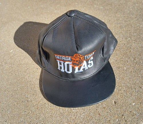 Vintage leather Georgetown Hoyas Cap deadstock Kargo Fresh