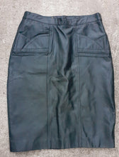 Load image into Gallery viewer, Vintage leather pencil skirt Excelled Brand 12 Kargo Fresh
