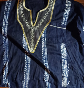 Vintage mens handmade Dashiki L-XL Kargo Fresh