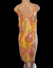 Load image into Gallery viewer, Vintage print midi dress nwt 3xl Kargo Fresh
