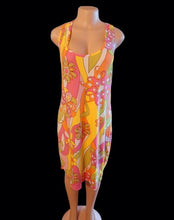 Load image into Gallery viewer, Vintage print midi dress nwt 3xl Kargo Fresh
