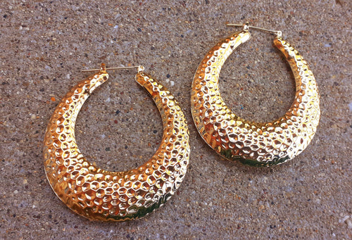 Vintage style Bamboo hoop  Earrings Kargo Fresh