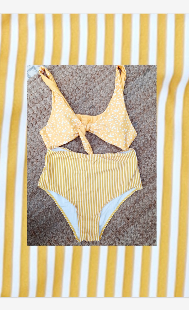 Vintage style  High waist bikini set New M Kargo Fresh