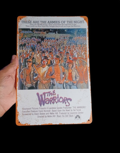 Vintage style The Warriors Movie aluminum poster 12x8 Kargo Fresh