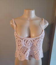 Load image into Gallery viewer, Vintage style crochet crop top New large Kargo Fresh
