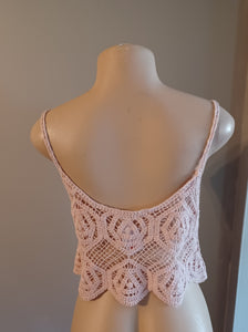 Vintage style crochet crop top New large Kargo Fresh