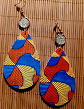 Load image into Gallery viewer, Vintage style kaftan dress and matching earrings new free size Kargo Fresh
