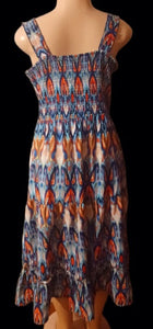 Vintage style kaftan dress and matching earrings new free size Kargo Fresh