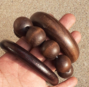 Vintage wooden Bangle Set of 3 Kargo Fresh