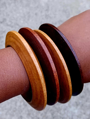 Vintage wooden Bangle Set of 4 Kargo Fresh