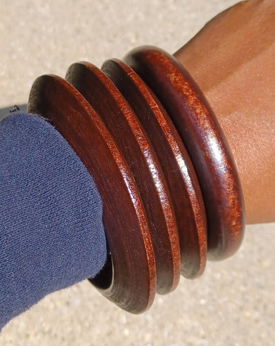 Vintage wooden Bangles Set of 4 Kargo Fresh