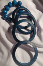 Load image into Gallery viewer, Vintage wooden bangle set of 5 Kargo Fresh
