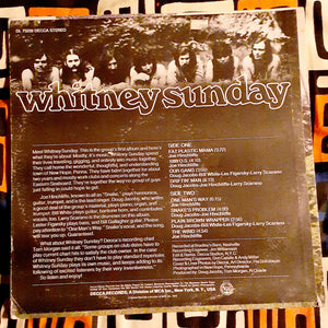 Whitney Sunday - Whitney Sunday  33 RPM Lp Kargo Fresh