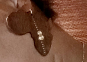 Wooden Africa Clip On Earrings Kargo Fresh
