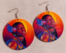 Load image into Gallery viewer, Wooden Native American Earrings Kargo Fresh
