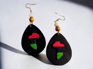 Wooden rbg earrings Kargo Fresh