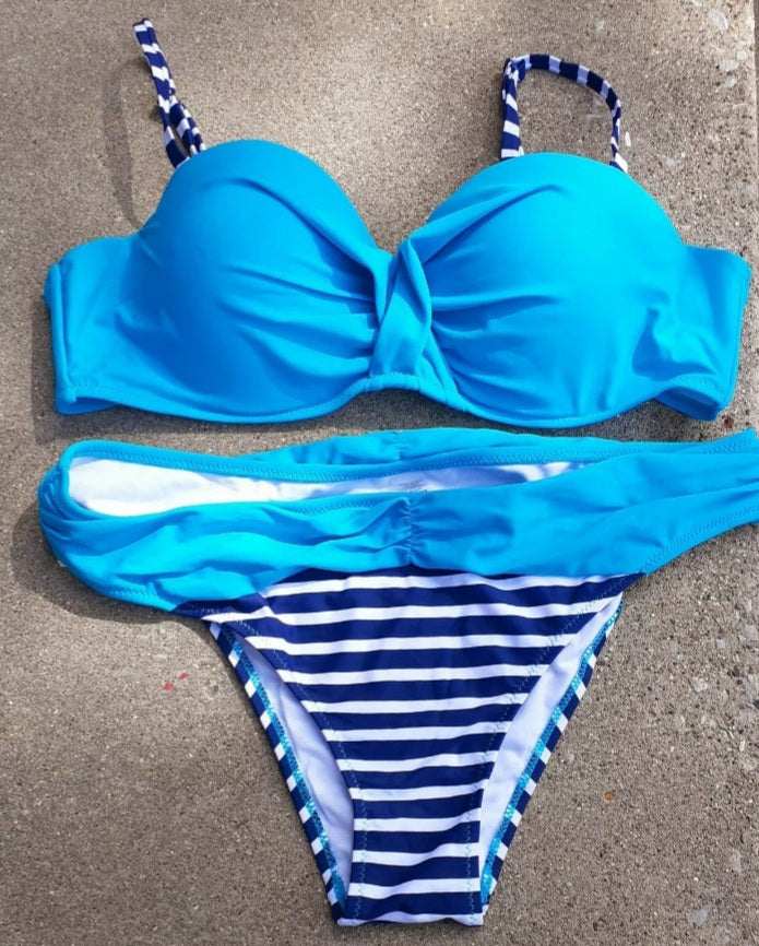 Yacht Party Themed  Bralet Bikini Size XL Kargo Fresh