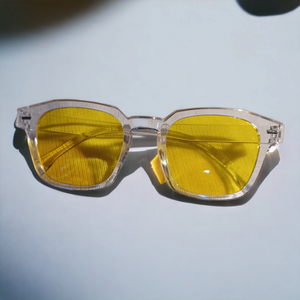 Yellow lense sunglasses new Kargo Fresh