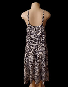 Zebra print flare dress 3xl Kargo Fresh