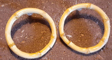 Load image into Gallery viewer, Handmade Natural Bamboo Hoop Earrings
