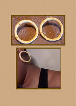 Load image into Gallery viewer, Handmade Natural Bamboo Hoop Earrings

