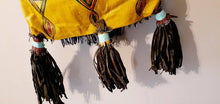 Load image into Gallery viewer, Mens Antique Tuareg Tribesman handpainted leather travel bag
