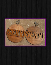Load image into Gallery viewer, Unique  Statement Wood Clip On Earrings
