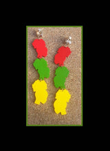 Load image into Gallery viewer, Clip On Afrocentric Design Earrings
