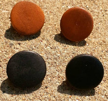 Load image into Gallery viewer, Wooden Stud Clip On Earrings Set
