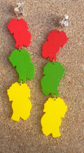 Load image into Gallery viewer, Clip On Afrocentric Design Earrings
