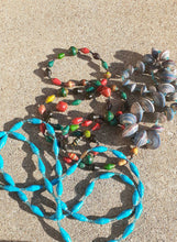 Load image into Gallery viewer, Vintage Ugandan Chunky Paper Bead Handmade Necklace Set of 3 Layering Necklaces
