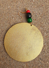 Load image into Gallery viewer, Handpainted Afrocentric Black Fist Earrings
