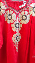 Load image into Gallery viewer, Vintage African Stars Embroidered Kaftan with Tags, Up to XXL
