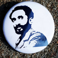 Load image into Gallery viewer, Rastafari Halie Selassie Statement Pin. Rare

