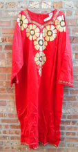 Load image into Gallery viewer, Vintage African Stars Embroidered Kaftan with Tags, Up to XXL
