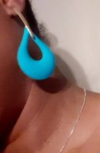 Load image into Gallery viewer, Abstract Mid Century Minimalist Color block Earrings
