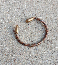 Load image into Gallery viewer, Vintage Brass and Copper African Baby Bangle
