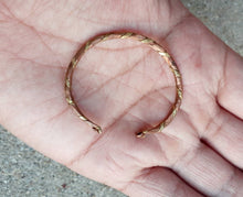 Load image into Gallery viewer, Vintage Baby Brass and Copper African Baby Bangle
