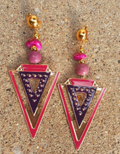 Load image into Gallery viewer, Handmade Boho Chic  Dangle Earrings
