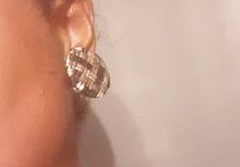 Load image into Gallery viewer, Handmade Wool Boucle Clip On Earrings
