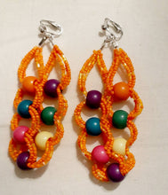 Load image into Gallery viewer, Handmade Festive Clip On Earrings
