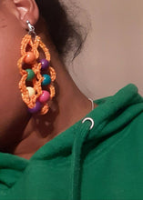 Load image into Gallery viewer, Handmade Festive Clip On Earrings
