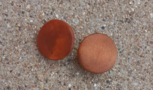 Load image into Gallery viewer, Classic Wooden Stud Clip On Earrings
