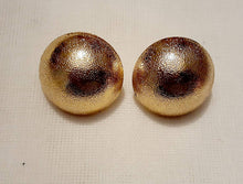 Load image into Gallery viewer, Chunky Vintage Hammered Half Ball Earrings (Pierced Ears)

