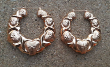 Load image into Gallery viewer, Vintage Style Hip Hop Large Bamboo Earrings
