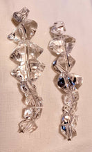 Load image into Gallery viewer, Abstract Ice Acrylic  Earrings (pierced ears)
