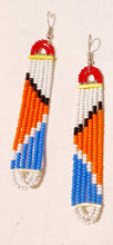 Load image into Gallery viewer, Vintage Hand beaded Maasai Earrings

